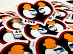 Multiple Love Yo'Self Sticker 