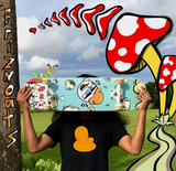 FrizNoats PopCorn Skate Deck, FrizNoats Skate Deck ft. Knox, Skateboarding 