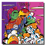 FrizNoats, FrizNoats print, digital print, FrizNoats Knox, SLUSHIES, Zo 